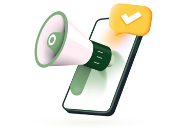 trikolór megafon vektoros grafika